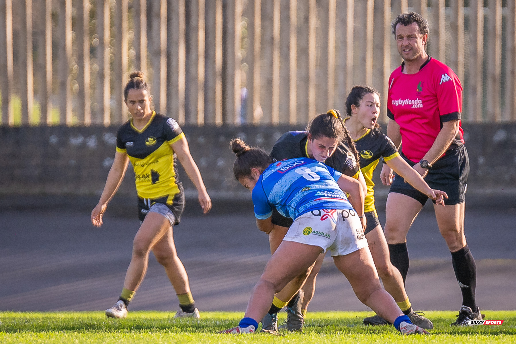  Getxo Artea Rugby Taldea - Club de Rugby Cisneros - Rugby - FER 2024 - DHB F - Getxo Neskak Rt (25) vs (13) Cisneros (#FER24DHBGNCIS02) Photo by: Fredy Monfoto | Siuxy Sports 2024-02-17