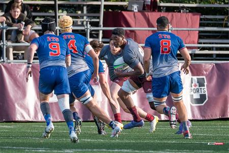 RSEQ 2024 - Rugby Univ. Masc - Ottawa U (18) vs (16) ETS - 1st Half