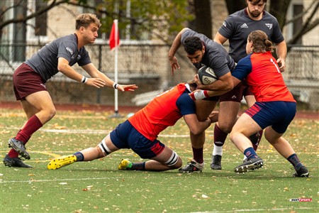 RSEQ 2024 - Finale Rugby Univ Masc - ETS (19) vs (14) Ottawa - 1 Mi-Temps Reel A