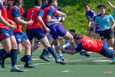 RSEQ 2024 - Rugby Univ. Masc - ETS (43) vs (10) Bishop's - 1st Half