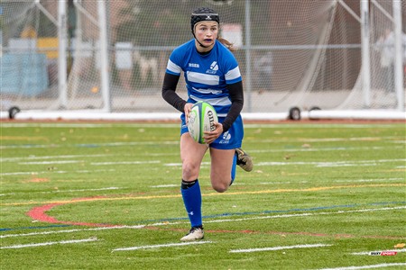 RSEQ 2024 - Final Rugby Fem CEGEP - John Abbott (12) vs (21) Dawson - First Half