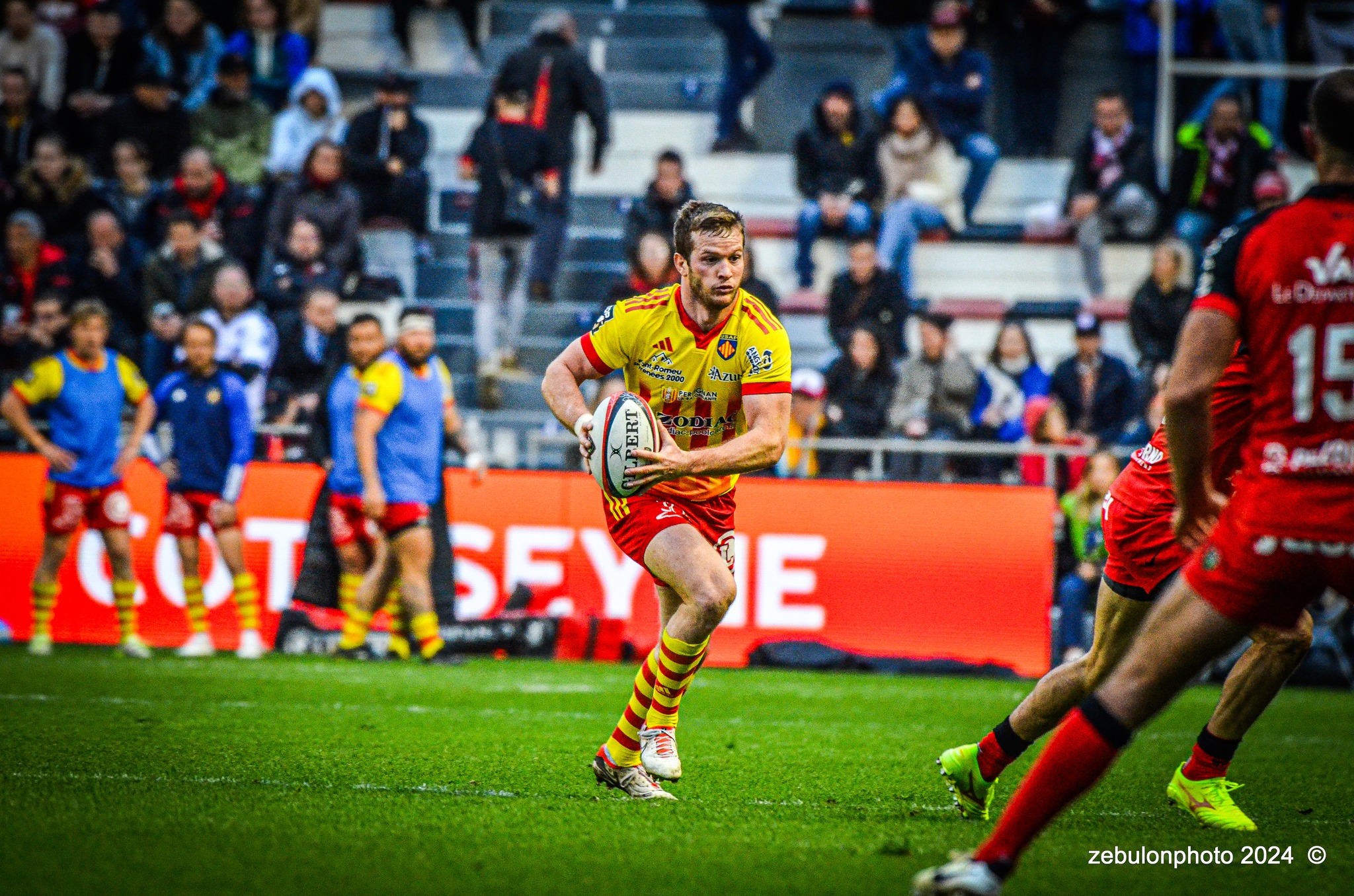  RC Toulonnais - US Arlequins Perpignanais - Rugby - TOP 14 - Toulon (44) vs (22) Perpignan (#TOP1424RCTUSAP03) Photo by: Photo Zebulon | Siuxy Sports 2024-03-02