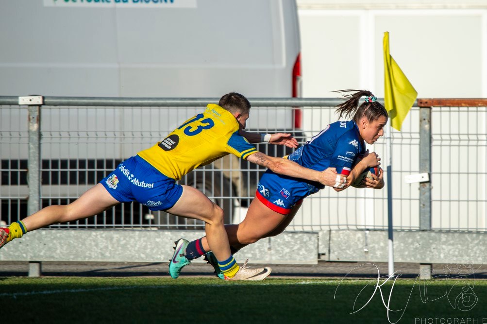  ASM Romagnat rugby féminin - FC Grenoble Rugby - Rugby - FFR 2024 Elite 1 Fém - ASM Romagnat (32) vs (8) Amazones FC Grenoble  (#FFR24E1FASMRFCG11) Photo by: Karine Valentin | Siuxy Sports 2024-11-17