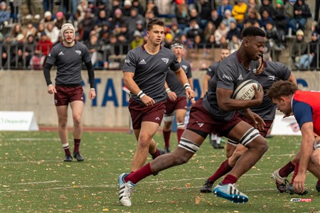 RSEQ 2024 - Finale Rugby Univ Masc - ETS (19) vs (14) Ottawa - 2 Mi-Temps Reel B