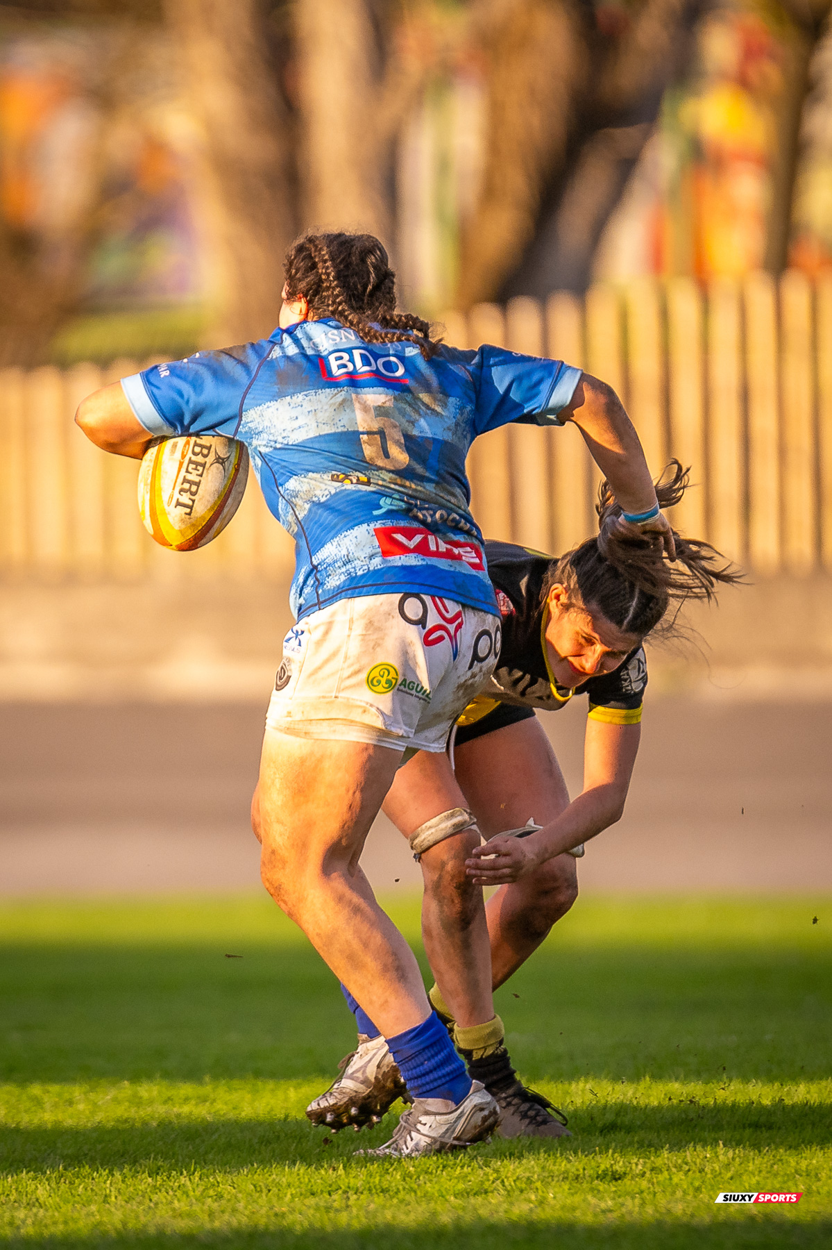  Getxo Artea Rugby Taldea - Club de Rugby Cisneros - Rugby - FER 2024 - DHB F - Getxo Neskak Rt (25) vs (13) Cisneros (#FER24DHBGNCIS02) Photo by: Fredy Monfoto | Siuxy Sports 2024-02-17