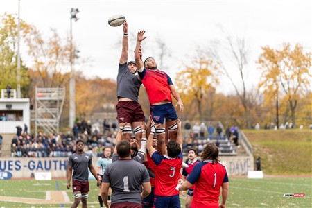 RSEQ 2024 - Finale Rugby Univ Masc - ETS (19) vs (14) Ottawa - 2 Mi-Temps Reel A