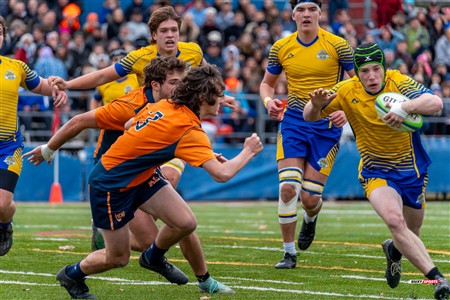 RSEQ 2024 - Final Rugby Masc CEGEP - John Abbott (48) vs (18) André Laurendeau - First Half