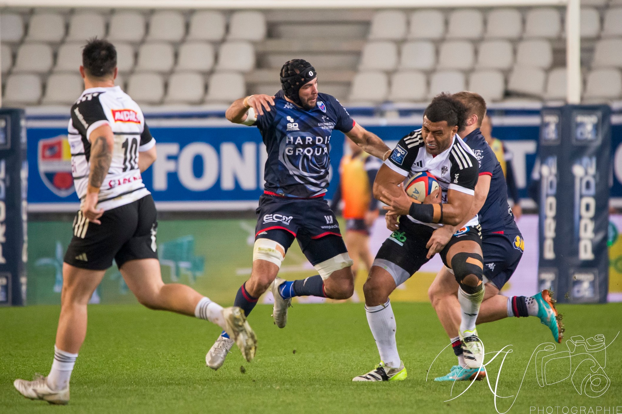 Steeve BLANC-MAPPAZ -  FC Grenoble Rugby - CA Brive - Rugby - Pro D2 - FC Grenoble (40) vs (29) CA Brive (#PD224FCGBRI02) Photo by: Karine Valentin | Siuxy Sports 2024-02-15