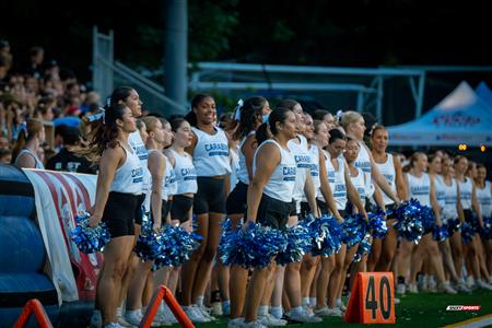 RSEQ 2024 Cherleeding Carabins - Match de Football contre le Vert-et-Or