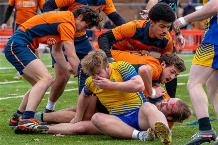 RSEQ 2024 - Final Rugby Masc CEGEP - John Abbott (48) vs (18) André Laurendeau - First Half
