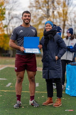 RSEQ 2024 - Finale Rugby Univ Masc - ETS vs Ottawa - Medailles OTT