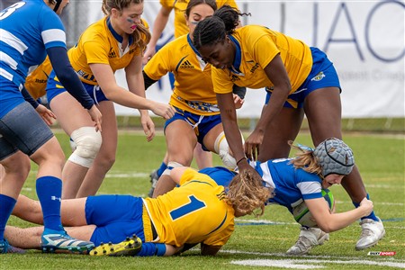 RSEQ 2024 - Final Rugby Fem CEGEP - John Abbott (12) vs (21) Dawson - First Half