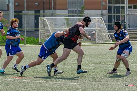 RQ 2024 - Super Ligue M - Parc Olympique (29) vs (15) Club de Rugby de Québec - 1ère mi-temps