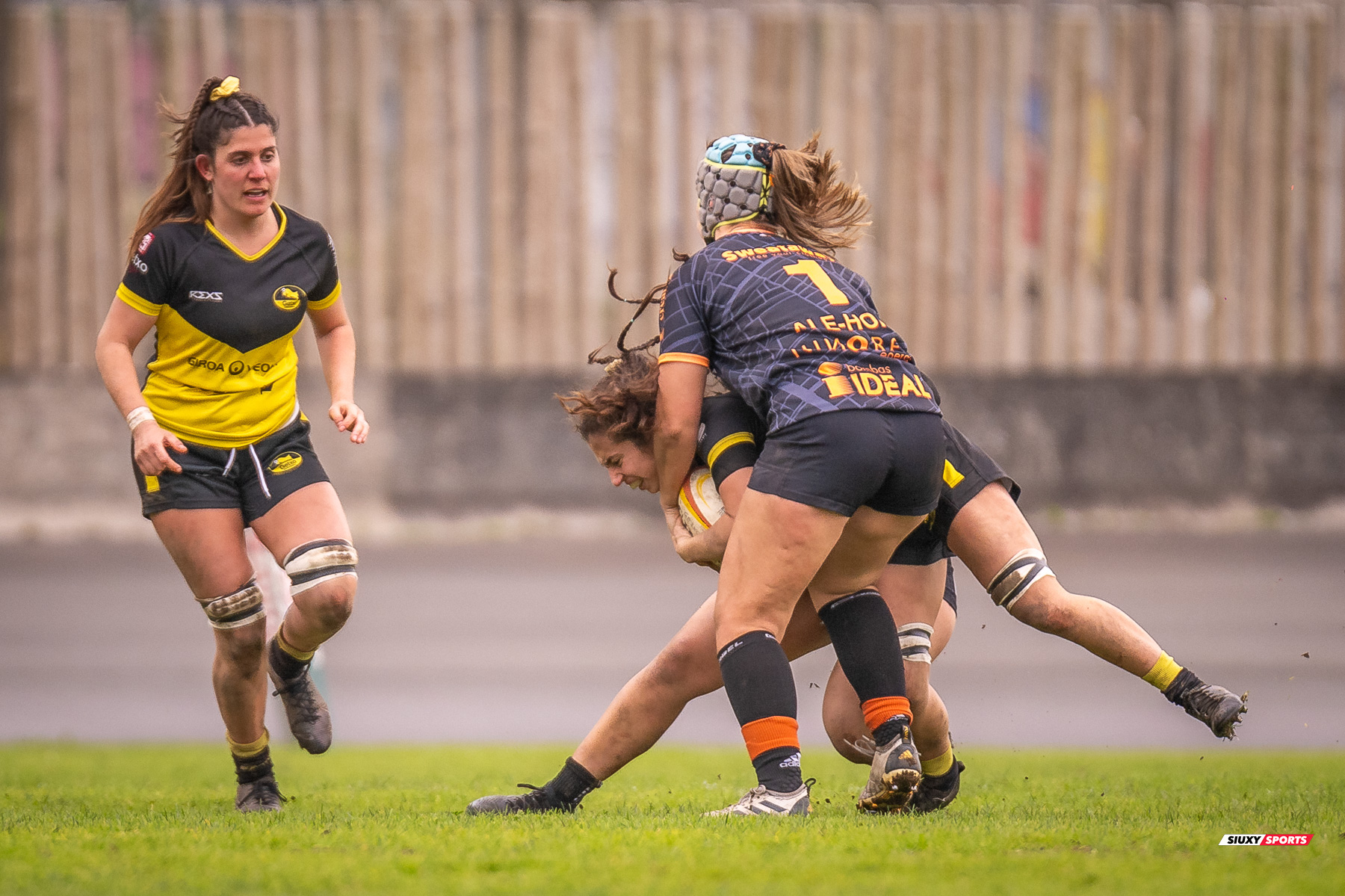  Getxo Artea Rugby Taldea - Club de Rugby Les Abelles - Rugby - FER 2024 - DHB F - Getxo Neskak Rt (19) vs (10) Les Abelles (#FER24DHBGNABE02) Photo by: Fredy Monfoto | Siuxy Sports 2024-02-04