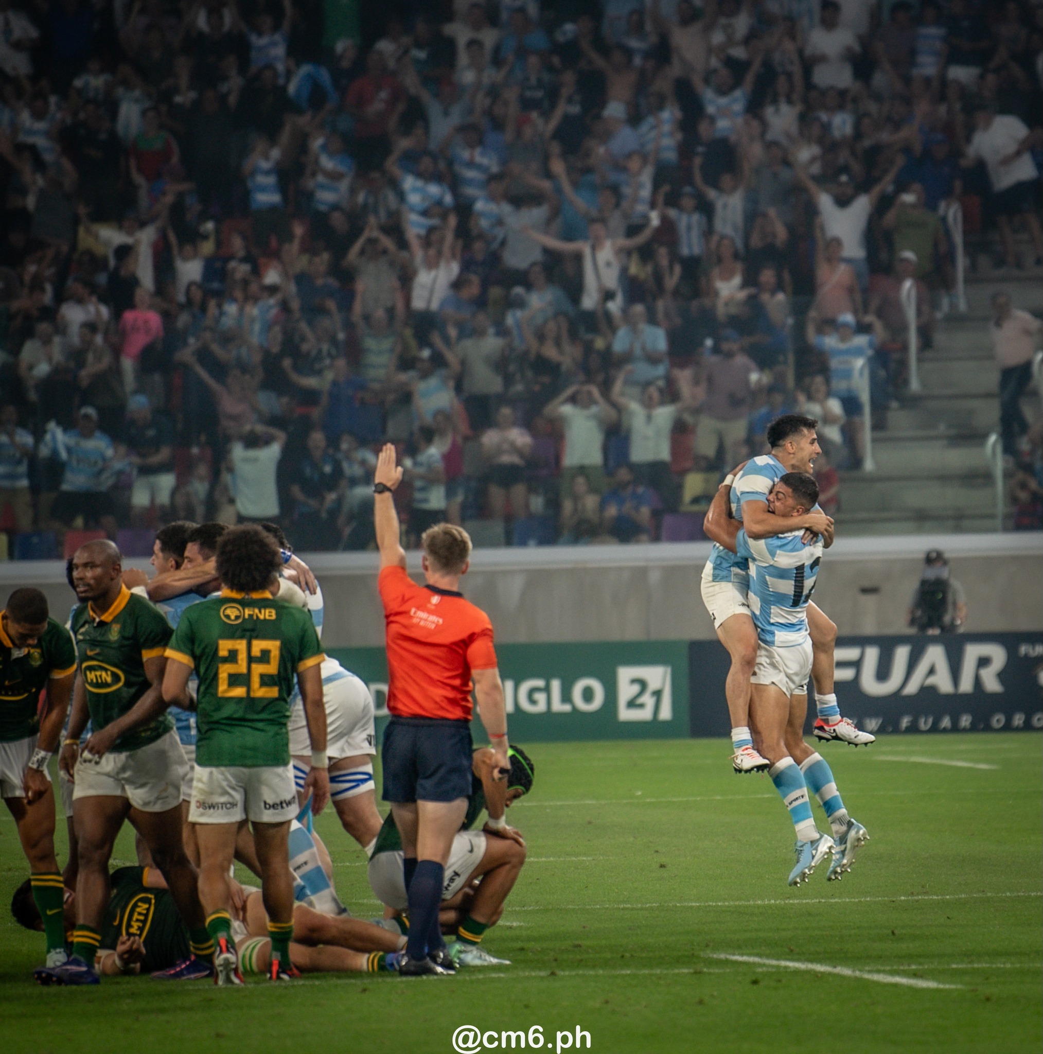  Selección Argentina de Rugby XV - South Africa national rugby union team - Rugby - Rugby Championship 2024 - Los Pumas (29) vs (28) Springboks - Santiago del Estero,  ARG (#RCH24ARGSA0921) Photo by: Christian Mas | Siuxy Sports 2024-09-21