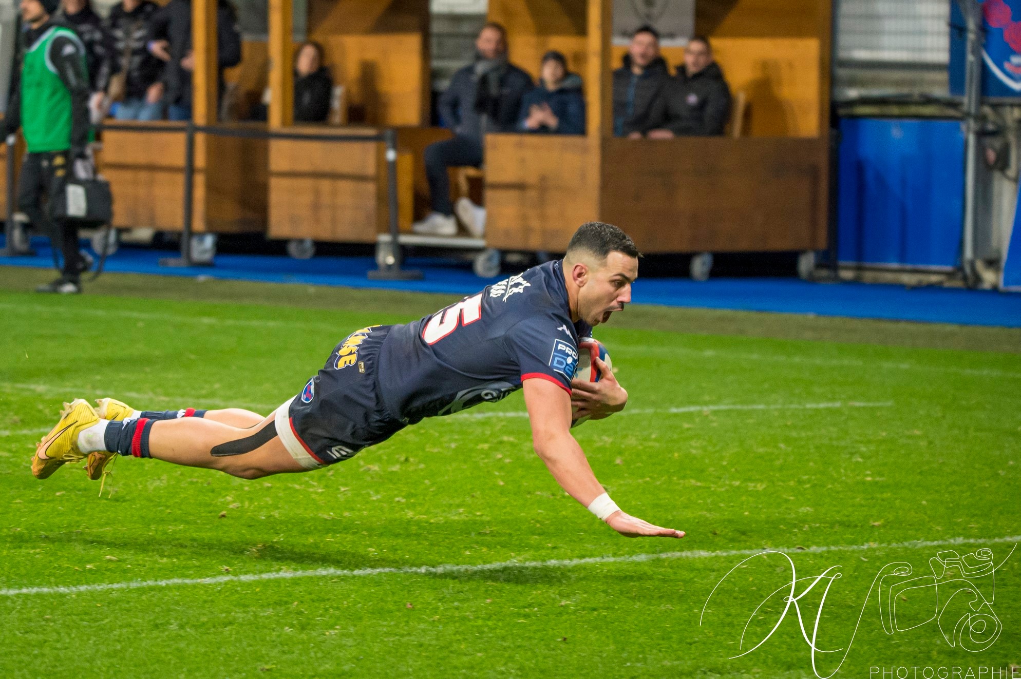 Julien FARNOUX -  FC Grenoble Rugby - Provence - Rugby - PRO D2 - FC GRENOBLE (45) VS (10) Provence Rugby (#2024PROD1FCGPRR01) Photo by: Karine Valentin | Siuxy Sports 2024-01-04
