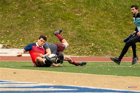 RSEQ 2024 - Finale Rugby Univ Masc - ETS (19) vs (14) Ottawa - 2 Mi-Temps Reel A