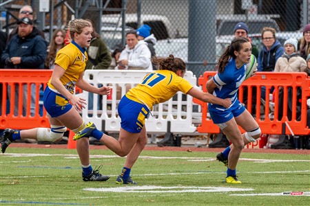 RSEQ 2024 - Final Rugby Fem CEGEP - John Abbott (12) vs (21) Dawson - First Half