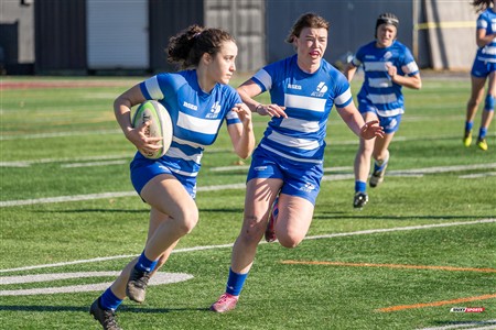 RSEQ 2024 - Démi Finale Rugby Fem Cegep - André Laurendeau (31) vs (43) Dawson