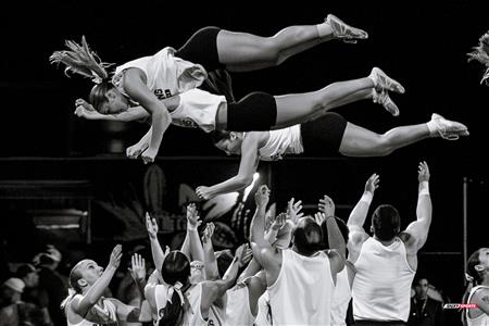 RSEQ 2024 Cherleeding Carabins - Match de Football contre le Vert-et-Or