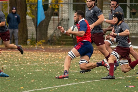 RSEQ 2024 - Finale Rugby Univ Masc - ETS (19) vs (14) Ottawa - 1 Mi-Temps Reel B