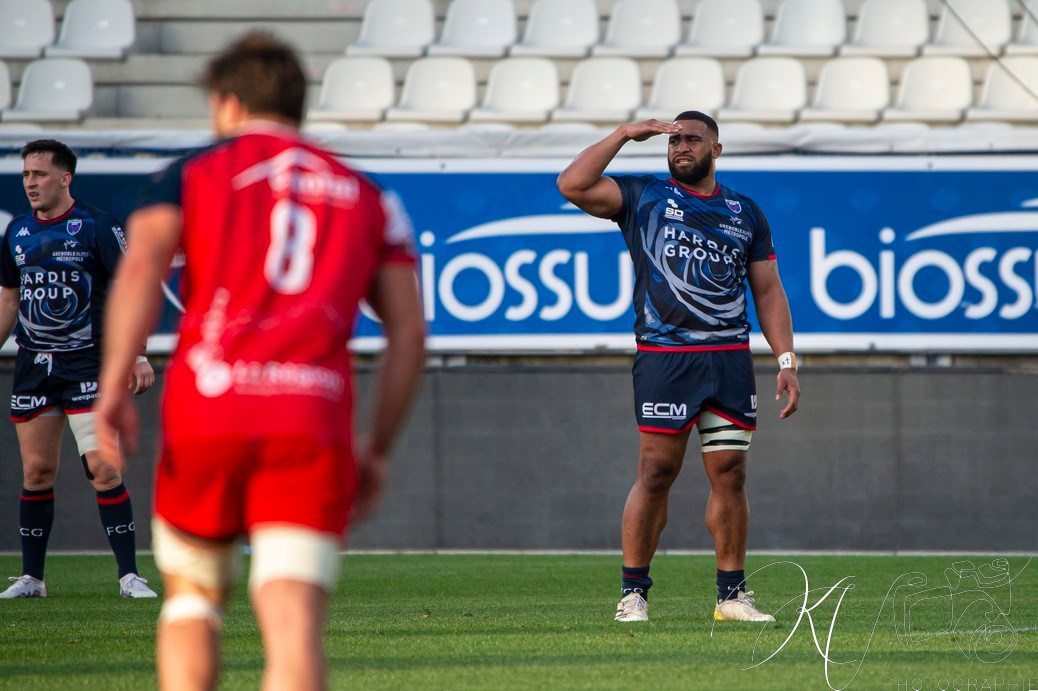  FC Grenoble Rugby - Stade Aurillacois - Rugby - FFR - 2024 PRO D2 - FC Grenoble (55) vs (10) Aurillac (#PD224T14FCGAUR04) Photo by: Karine Valentin | Siuxy Sports 2024-04-12