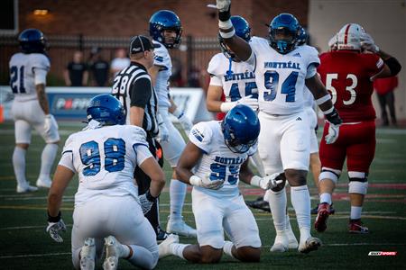 RSEQ 2024 Football - McGill Redbirds (8) vs (47) Université de Montréal Carabins