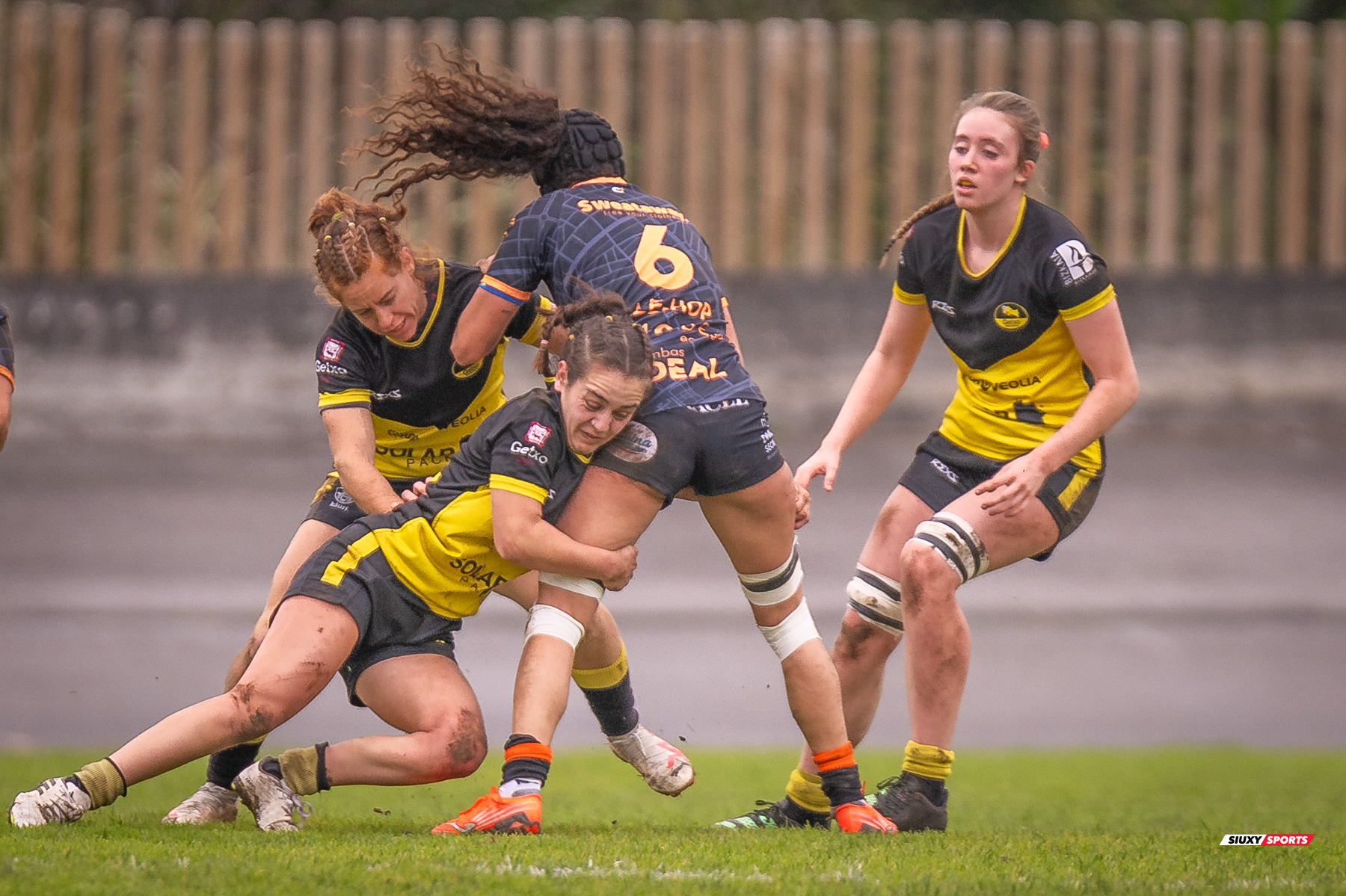  Getxo Artea Rugby Taldea - Club de Rugby Les Abelles - Rugby - FER 2024 - DHB F - Getxo Neskak Rt (19) vs (10) Les Abelles (#FER24DHBGNABE02) Photo by: Fredy Monfoto | Siuxy Sports 2024-02-04