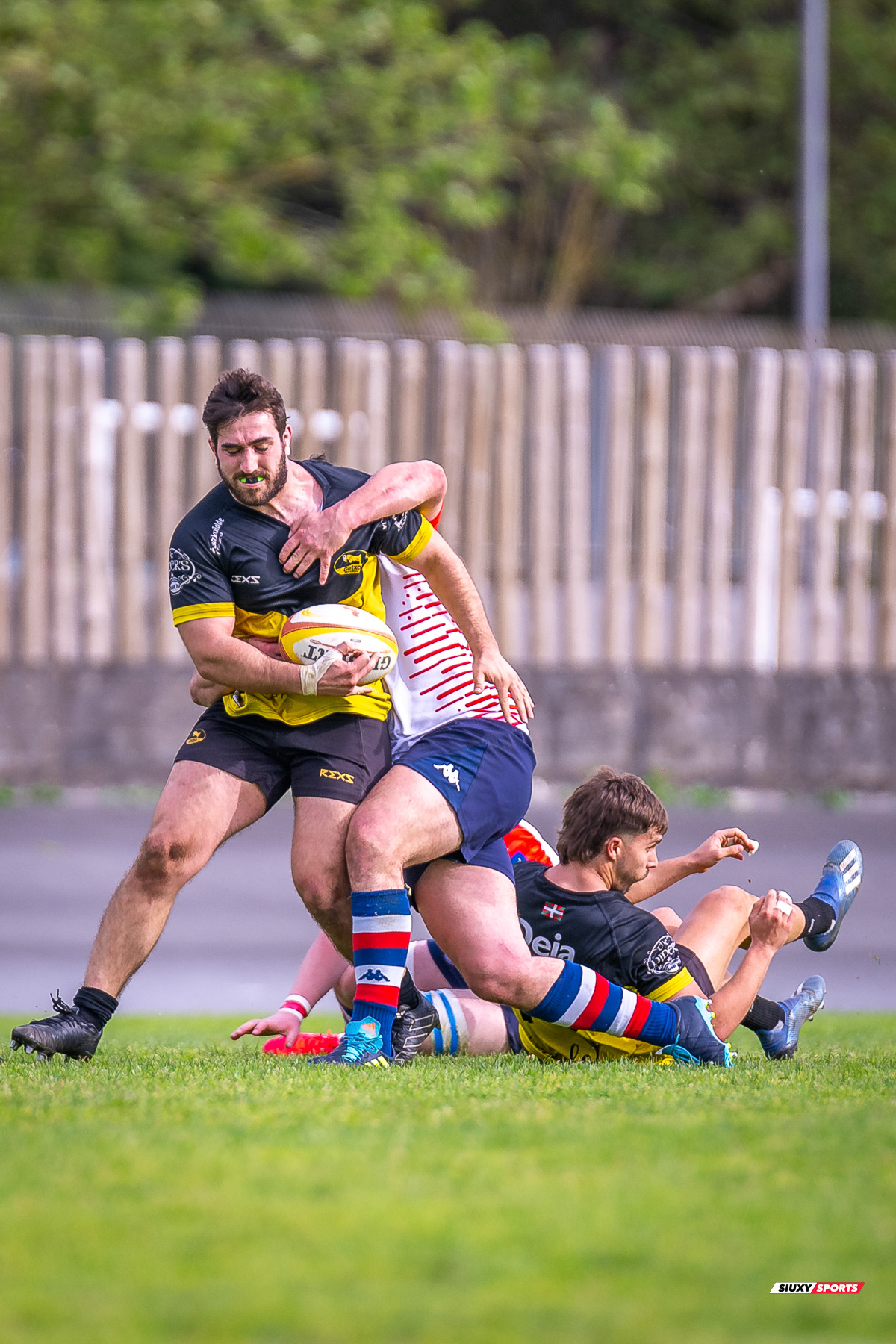 Gonzalo PEREZ AGRASAR - Juan Cruz RODRIGUEZ HERRERA -  Getxo Artea Rugby Taldea - Club de Rugby Liceo Francés - Rugby - FER 2024 - DHB - Getxo RT (38) vs (22) Liceo Frances (#FER24DGETLFR04) Photo by: Fredy Monfoto | Siuxy Sports 2024-04-06