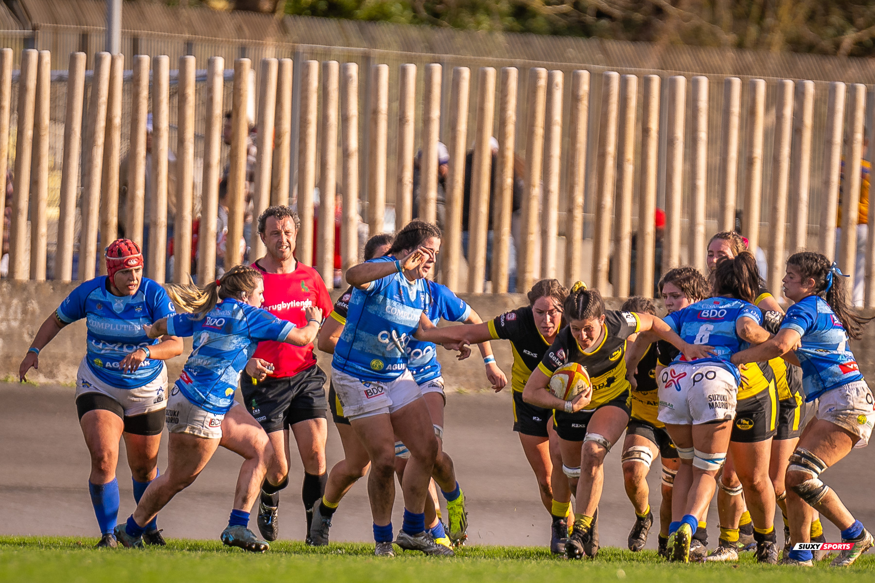  Getxo Artea Rugby Taldea - Club de Rugby Cisneros - Rugby - FER 2024 - DHB F - Getxo Neskak Rt (25) vs (13) Cisneros (#FER24DHBGNCIS02) Photo by: Fredy Monfoto | Siuxy Sports 2024-02-17