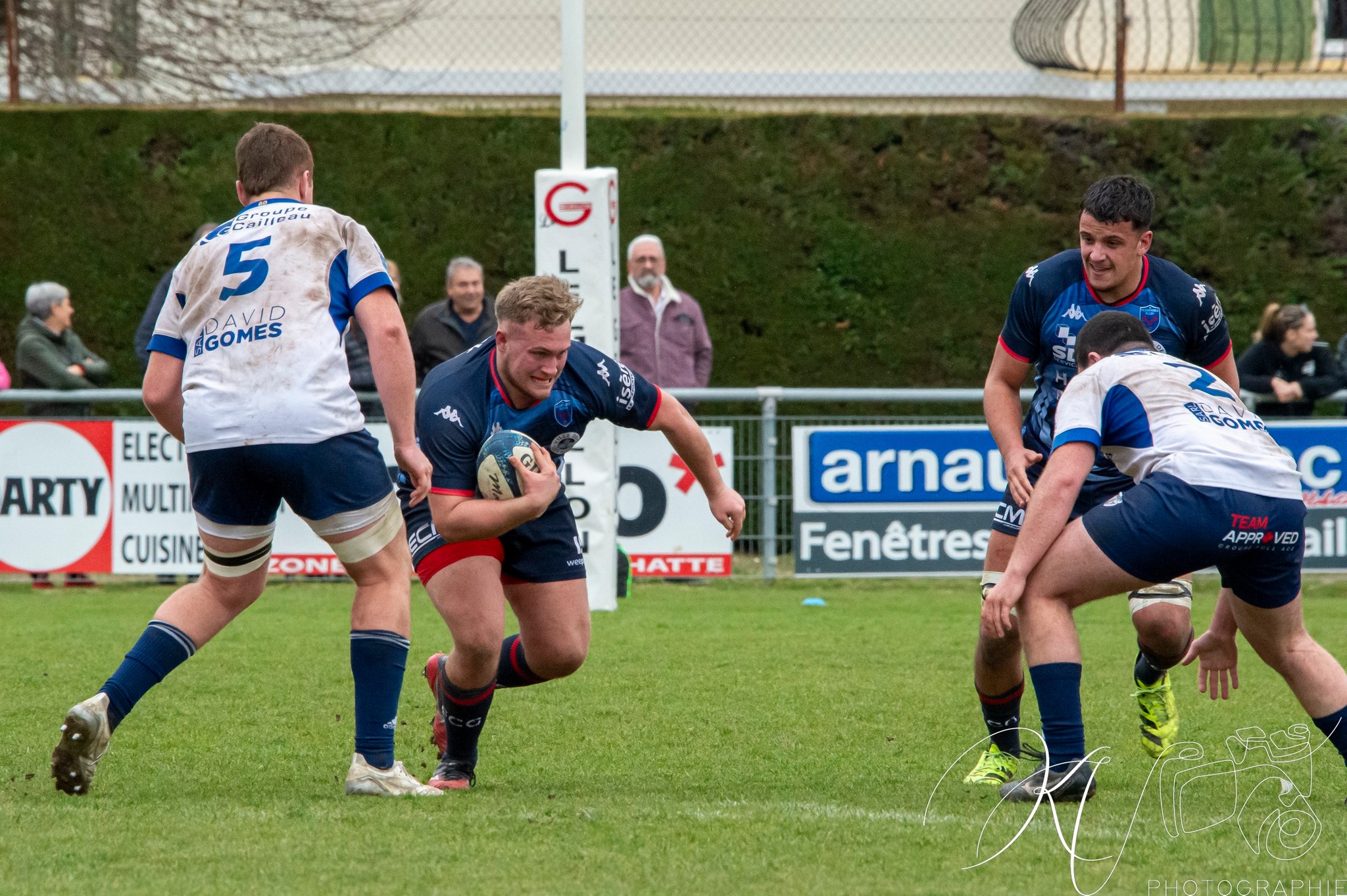  FC Grenoble Rugby - US Colomiers - Rugby - 2024 Espoirs - FC Grenoble (19) vs (13) US Colomiers (#ESP24FCGUSC03) Photo by: Karine Valentin | Siuxy Sports 2024-03-17