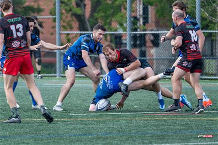 RQ 2024 - Super Ligue M - Parc Olympique (29) vs (15) Club de Rugby de Québec - 1ère mi-temps