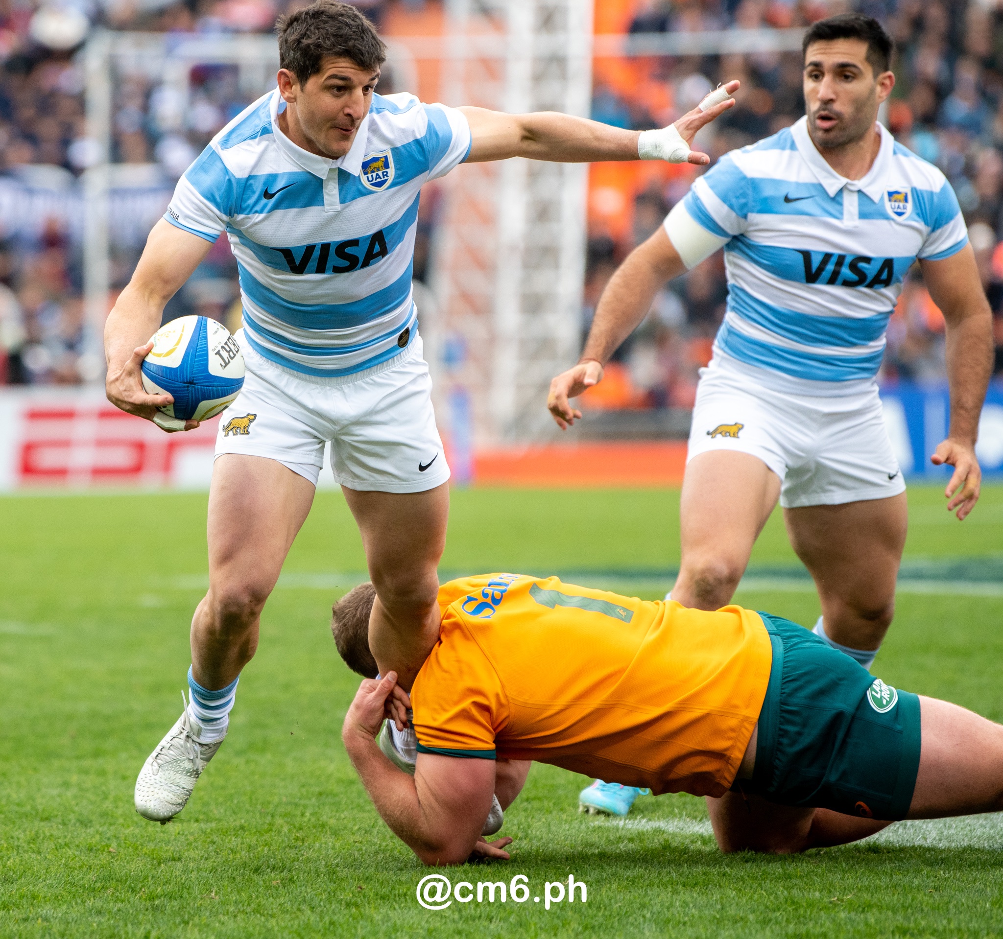  Selección Argentina de Rugby XV - Australia national rugby union team (M) - Rugby - Rugby Championship - Pumas (26) vs (41) Australia - Mendoza - Reel A (#RCH22ARGAUSa07) Photo by: Christian Mas | Siuxy Sports 2022-07-06