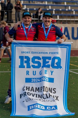 RSEQ 2024 - Finale Rugby Univ Masc - ETS vs Ottawa - Célébrations