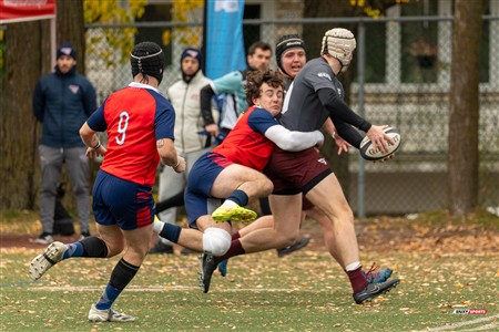 RSEQ 2024 - Finale Rugby Univ Masc - ETS (19) vs (14) Ottawa - 1 Mi-Temps Reel B