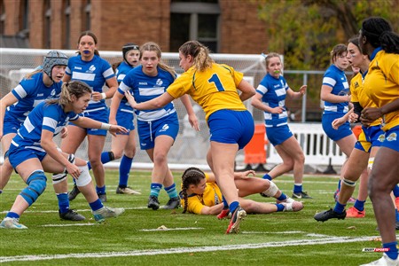 RSEQ 2024 - Final Rugby Fem CEGEP - John Abbott (12) vs (21) Dawson - First Half