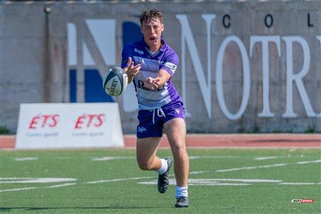 RSEQ 2024 - Rugby Univ. Masc - ETS (43) vs (10) Bishop's - 1st Half