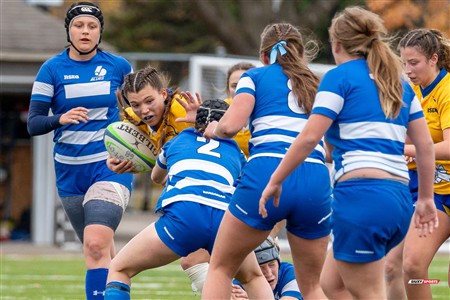 RSEQ 2024 - Final Rugby Fem CEGEP - John Abbott (12) vs (21) Dawson - First Half
