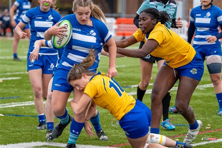 RSEQ 2024 - Final Rugby Fem CEGEP - John Abbott (12) vs (21) Dawson - First Half