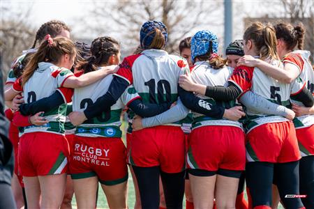 RQ 2024 - Match Pré-Saison - Rugby Club Montréal (10) vs (41) Town of Mount Royal - F