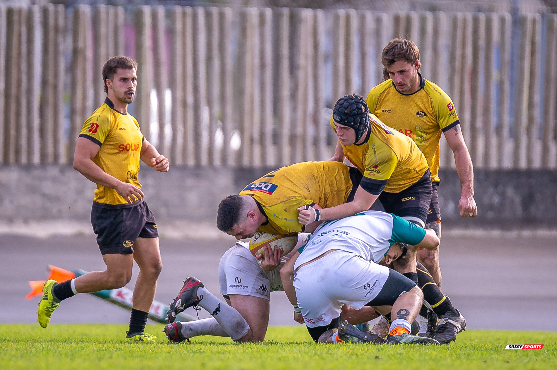 Martin CHAVEZ - Juan Cruz RODRIGUEZ HERRERA -  Getxo Artea Rugby Taldea - Rugby Club Valencia - Rugby - FER 2024 - DHB - Getxo RT (14) vs (16) Valencia RC (#FER24DHBGRTVRC01) Photo by: Fredy Monfoto | Siuxy Sports 2024-01-28