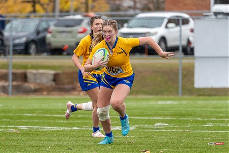 RSEQ 2024 - Final Rugby Fem CEGEP - John Abbott (12) vs (21) Dawson - First Half