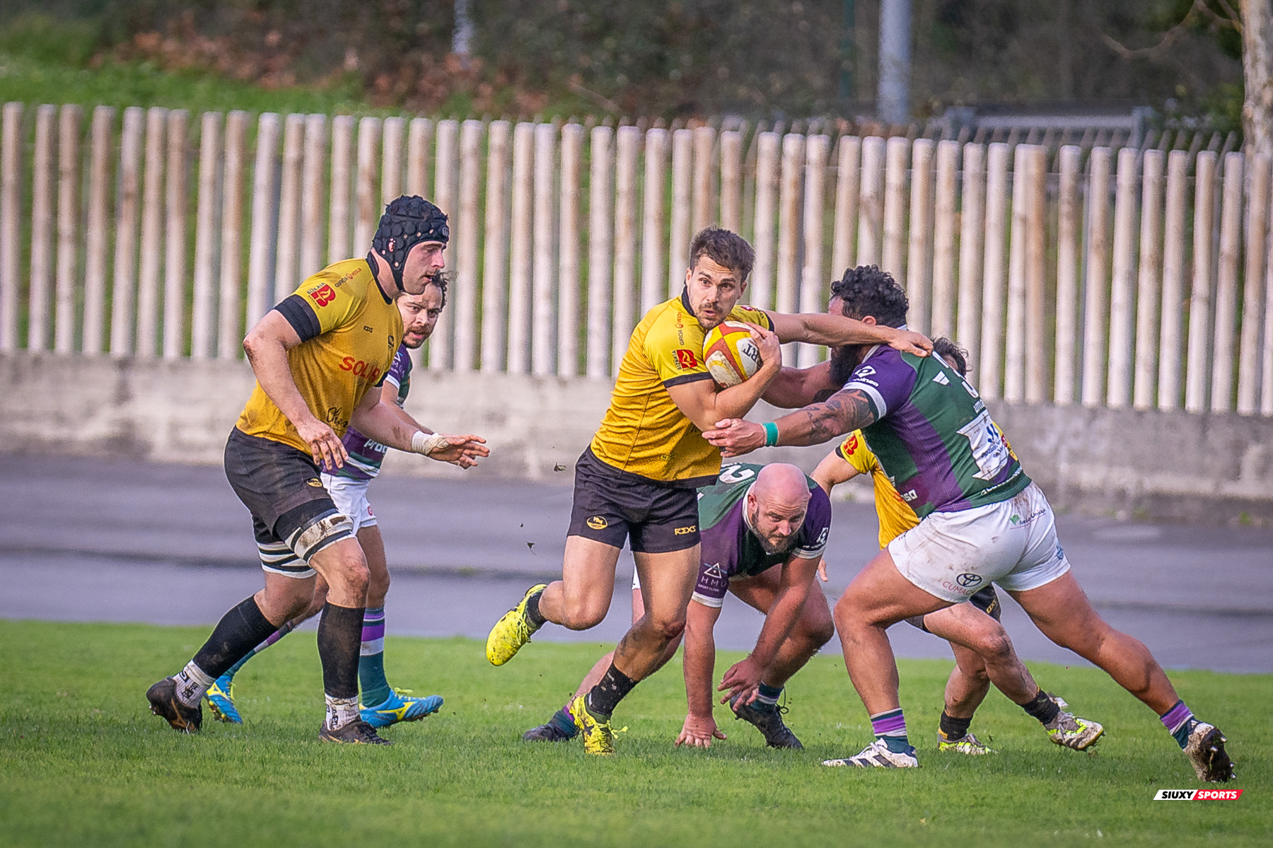 Juan Cruz RODRIGUEZ HERRERA - Iker VIANA DE ARIÑO -  Getxo Artea Rugby Taldea - Club Rugby Málaga - Rugby - FER 2024 - DHB - Getxo RT (52) vs (10) CR Malaga (#FER24DGBGETMAL02) Photo by: Fredy Monfoto | Siuxy Sports 2024-02-10
