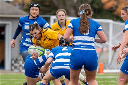 RSEQ 2024 - Final Rugby Fem CEGEP - John Abbott (12) vs (21) Dawson - First Half