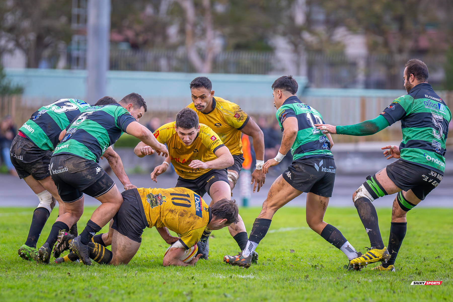 Peio ARRATE ZELAIA - Anthony MATOTO -  Getxo Artea Rugby Taldea - Gernika Rugby Taldea - Rugby - FER 2023 - DHB - Getxo Artea RT (24) vs (20) Universitario Bilbao Rugby (#FER23DHBGETGER11) Photo by: Fredy Monfoto | Siuxy Sports 2023-11-25