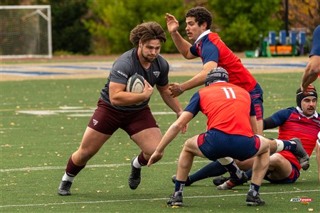 RSEQ 2024 - Finale Rugby Univ Masc - ETS (19) vs (14) Ottawa - 1 Mi-Temps Reel A