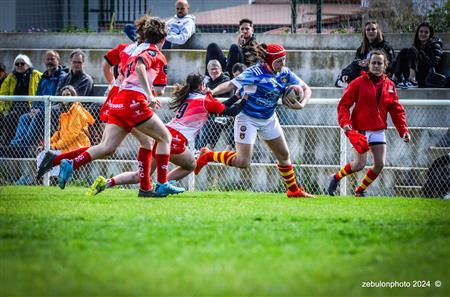FFR 2024 - Fed 2 Fém - USAP XV (55) vs (7) RO Castelnaudary    