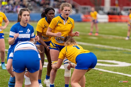 RSEQ 2024 - Final Rugby Fem CEGEP - John Abbott (12) vs (21) Dawson - First Half