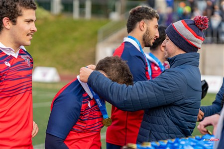 RSEQ 2024 - Finale Rugby Univ Masc - ETS vs Ottawa - Medailles ETS
