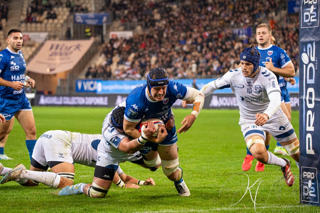  FC Grenoble Rugby - SU Agen - Rugby - FFR 2024 PRO D2 - Grenoble (37) vs (10) Agen (#PD224PD2GRSUA11) Photo by: Karine Valentin | Siuxy Sports 2024-11-01